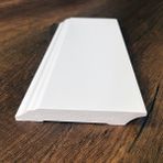 Dekoros 10 cm Beyaz Polimer Lake Süpürgelik DSK-10015 Suya Neme Dayanıklı 1 Adet Sipariş 240 Cm'dir - 18 Boy 43,2m
