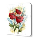 DekorSevgisi - Gelincikler Tablosu - 120x80