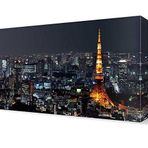 DekorSevgisi - Işıklı Eyfel Tablosu - 120x80
