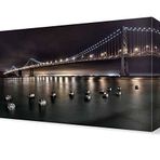 DekorSevgisi - Işıklı Köprü Tablosu - 120x80