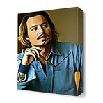 DekorSevgisi - Johnny Depp2 Tablosu - 90x60