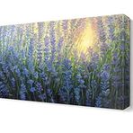 DekorSevgisi - Küçük Mor Çiçekler Tablosu - 60x40