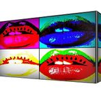 DekorSevgisi - Pop Art Dudak Canvas Tablo - 120x80