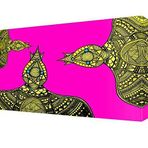DekorSevgisi - Pop Art Kuş Canvas Tablo - 60x40
