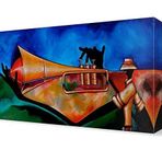 DekorSevgisi - Saksafon Tablosu - 90x60