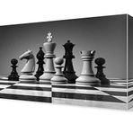 DekorSevgisi - Satranç Takımı2 Canvas Tablo - 90x60