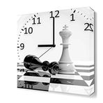 DekorSevgisi - Satranç ve Saat Tablosu - 90x60
