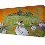 DekorSevgisi - Semazen Canvas Tablo - 120x80