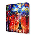 DekorSevgisi - Sokak Lambası Canvas Tablo - 60x40