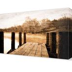 DekorSevgisi - Tahta Köprü Tablosu - 90x60