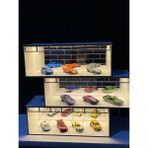 Dekorvia Üç Katlı Işıklı Oyuncak Araba Garajı - Diorama Koleksiyon Araba Garajı - Çok Renkli - 001-Renkli