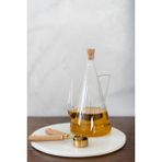 Dekorz Dükkan Akasya Tıpalı Çizgili Model Ibrik Yağdanlık (750ML) - Şeffaf - 750 ml