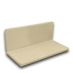 Dekosoy Arkalıklı 110x50x5 cm Krem Bank Minderi