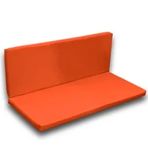 Dekosoy Arkalıklı 110x50x5 cm Turuncu Bank Minderi