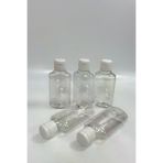 DEKOZOR COMPANY 5Li Şeffaf 100Ml Plastik Fliptop Kapaklı Şişe Seyahat Seti Boş Şişe TYBIQQ1RMWS3U63065