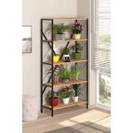 Dekozum 5 Raflı Metal Çiçeklik Modern Saksı ve Dekoratif Eşya Standı Şık ve Dayanıklı Tasarım 180 cm - Tek Ebat - Çok Renkli