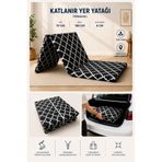 DEKOZUM RELAXA Yer Yatağı Katlanır Kamp Yatağı Çadır Yatağı 70x180 6 Cm Kalın Sünger