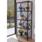 DEKOZUM TİTAN Saksılık Saksı Çiçek Standı Rafı Dekoratif Çok Amaçlı Saksılık 150x60cm ATLANTİKÇAM
