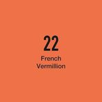 Del Rey 5789607 Twin Marker R22 French Vermillion Keçe Uçlu Kalem