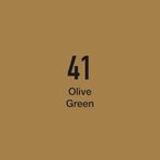 Del Rey 5789633 Twin Marker Y41 Olive Green Keçe Uçlu Kalem