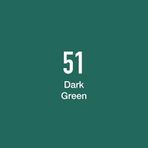 Del Rey 5789657 Twin Marker BG51 Dark Green Keçe Uçlu Kalem