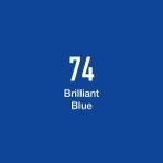 Del Rey 5789673 Twin Marker PB74 Brilliant Blue Keçe Uçlu Kalem
