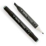 Del Rey GG5 Green Grey Twin Çift Uçlu Marker Kalem