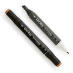 Del Rey Twin Marker BR102 Raw Umber Keçe Uçlu Kalem