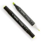 Del Rey Twin Marker GY173 Dim Green Keçe Uçlu Kalem