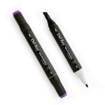 Del Rey Twin Marker P81 Deep Violet Keçe Uçlu Kalem