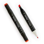 Del Rey Twin Marker R16 Coral Pink Keçe Uçlu Kalem