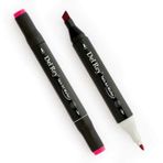 Del Rey Twin Marker R3 Rose Red Keçe Uçlu Kalem