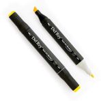 Del Rey Y35 Lemon Yellow Twin Çift Uçlu Marker Kalem