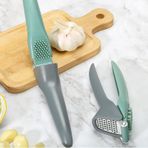Delaman Çok Fonksiyonlu El Prure Soğan Doğrayıcı, Stainl Çelik Sarımsak Pr, Soğan Kesmek için Mutfak Gereçleri Aracı, Sarımsak, Zencefil, Ergonomik Tasarım, Temizlemesi Kolay