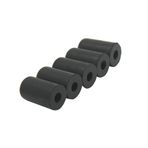 Delaman Kauçuk Tipfor Cello Endpin 5 adet Viyolonsel Uç Pimi Kauçuk Uç Kapağı Koruyucu, Çello için Endpin Stopper, Kauçuk Bacak Uçları, Standart Uçlara Uyar, Siyah