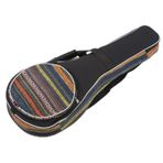 Delaman Taşınabilir Mandolin Çanta Mandolin Çantası, Taşınabilir Etnik Stil Müzik Aleti Çantası, Ayarlanabilir Omuz Askısı, Kolay Taşıma için Kalınlaştırılmış Tasarım, Mandolinler ve Akorlar için
