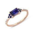 Delazul Rose Safir Yüzük