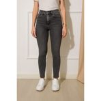 DELDNM Bagy Kadın Füme Yüksek Bel Likralı Esnek Fit Rahat Skinny Dar Paça Jeans Kot Pantolon