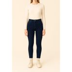 DELDNM Tin Kadın Lacivert Süper Skinny Fit Esnek Likralı Yüksek Bel Denim Jean Kot Pantolon