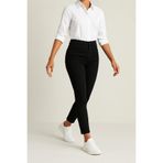 DELDNM Tin Siyah Kadın Süper Skinny Fit Esnek Likralı Yüksek Bel Denim Jean Kot Pantolon