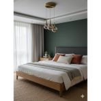 Delf Yapı Sarkıt 3 Lü Camlı Avize Şık Modern Avize - Eskitme Bal