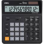 Deli 12 Haneli Smart Hesap Makinesi M01020 Siyah Renkli Ofis Ve Okul Kullanımı İçin Uygun