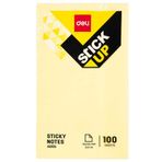 Deli A00553 Sticky Notes 76x126 mm 100 Yaprak Sarı Yapışkanlı Not Kağıdı