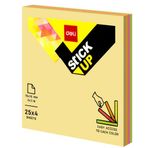 Deli A02002 4 Renk 76x76 100 Yaprak Yapışkanlı Not Kağıdı