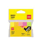 Deli A11402 Sticky Notes Index Tabs 100 Yaprak Yapışkanlı Not Kağıdı