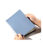 Deli Deri Kaplı A5 96 yp 70g Defter Kareli Siyah-Mavi-Kahverengi