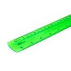 Deli G00302 30 cm Şeffaf Renkli Cetvel