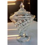 Delı Glassware Ayaklı Cam Şekerlik 20X12 Cm (Tg1085-5/L1)
