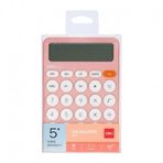 Deli Hesap Makinesi 12 digit Pembe