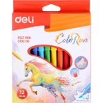 Deli Keçeli Kalem 12 Renk